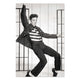 Obraz Wood Elvis Dance-30x40 cm