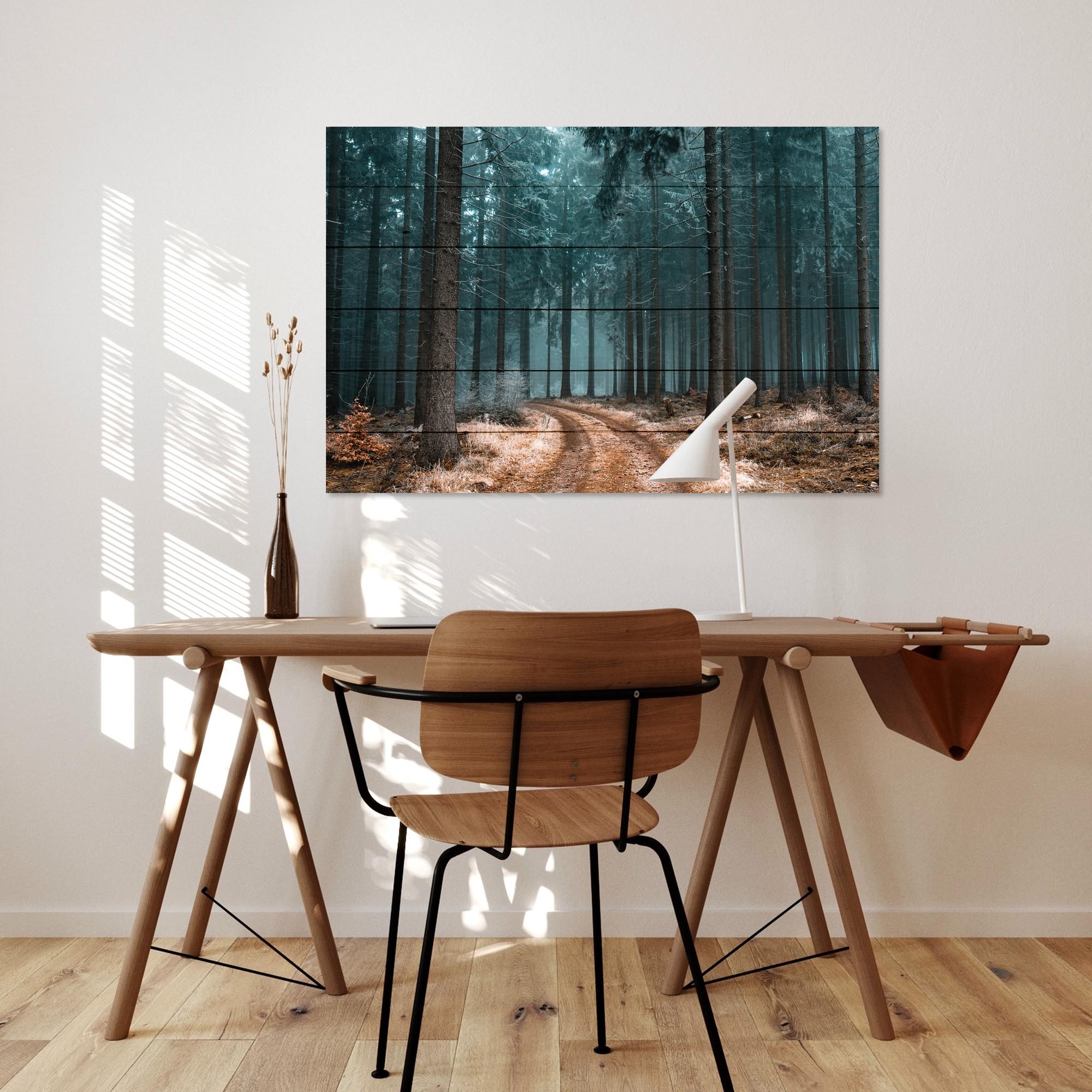 Obraz Wood Cesta v Lesu-60x90 cm