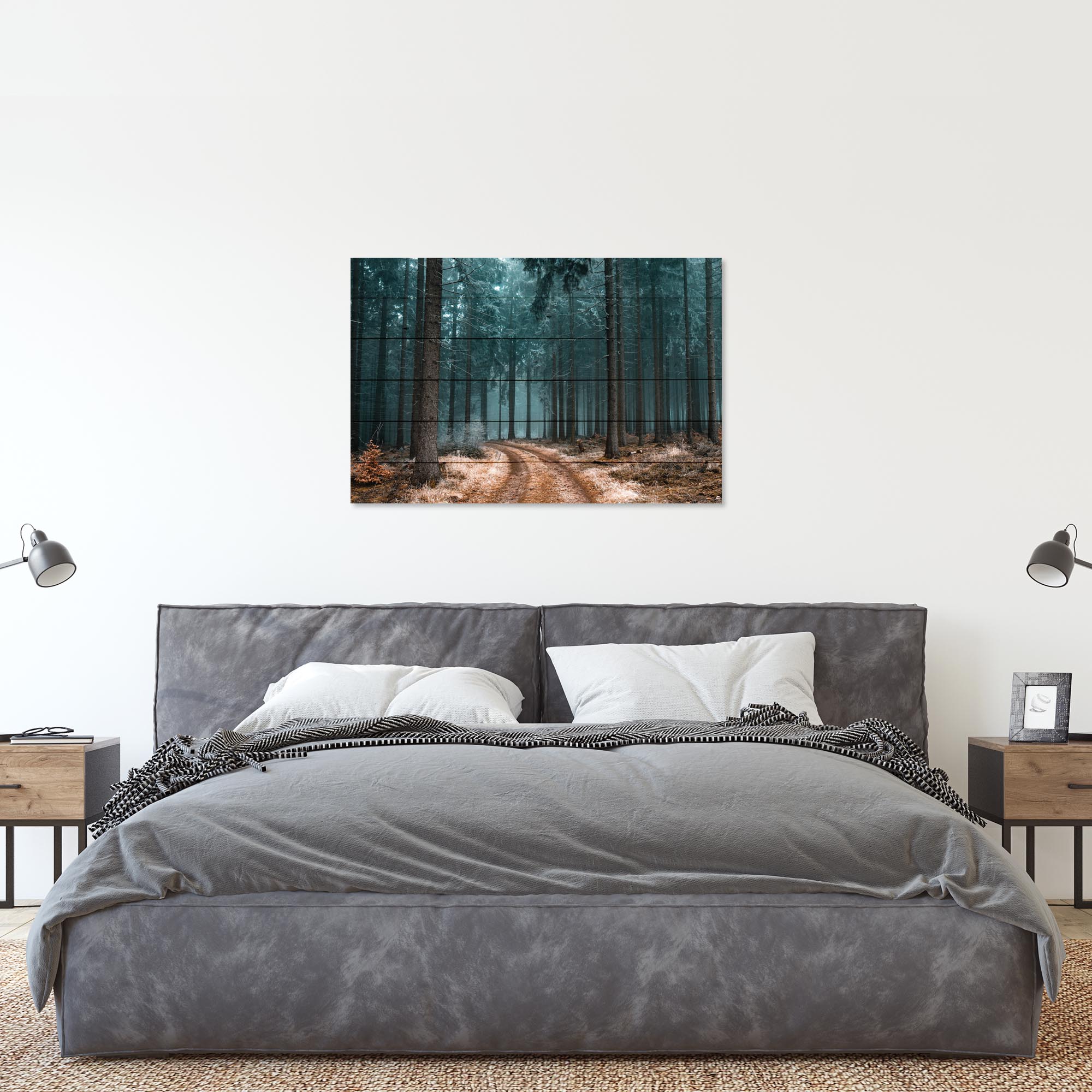 Obraz Wood Cesta v Lesu-60x90 cm