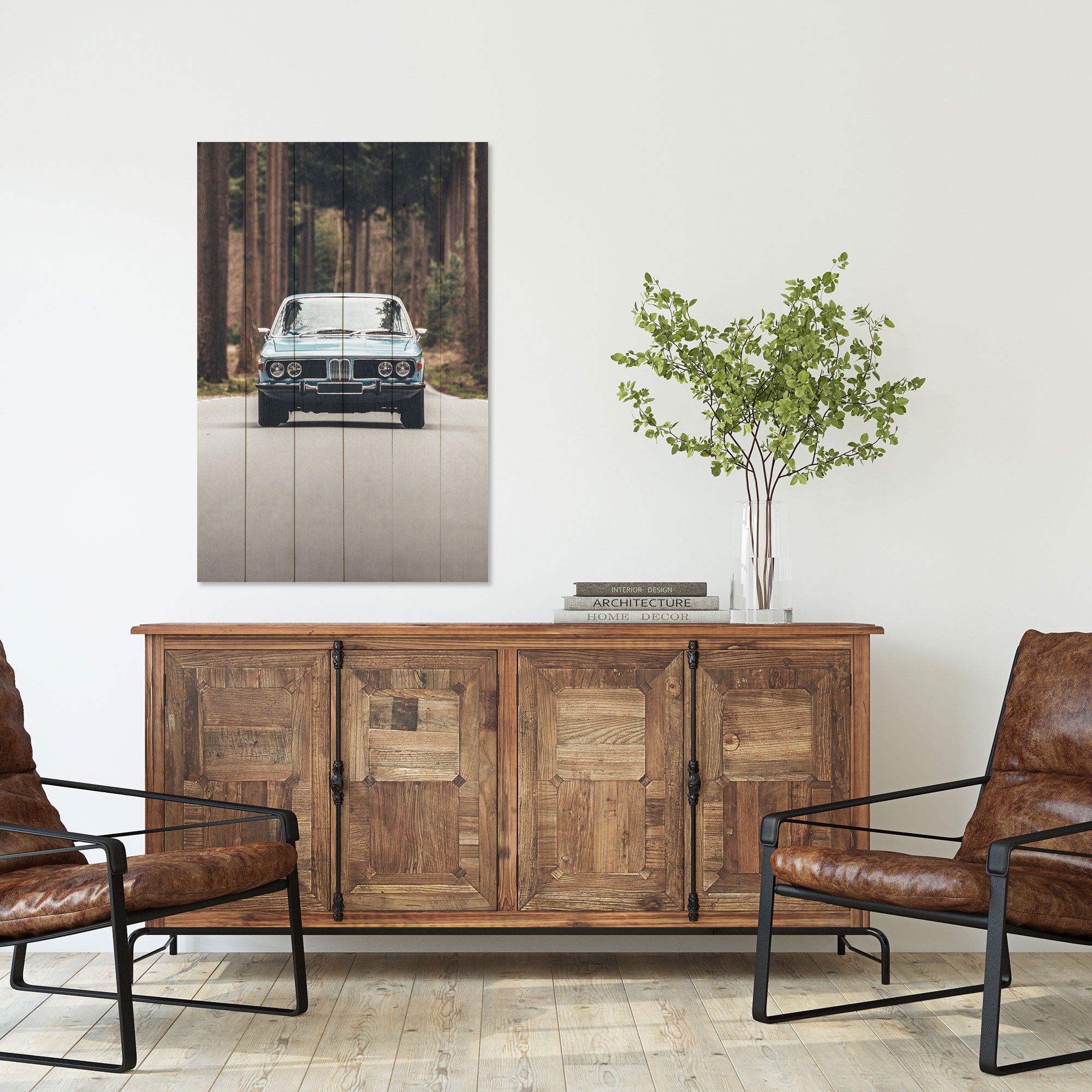 Bild Wood Abenteuer erwartet-50x70 cm