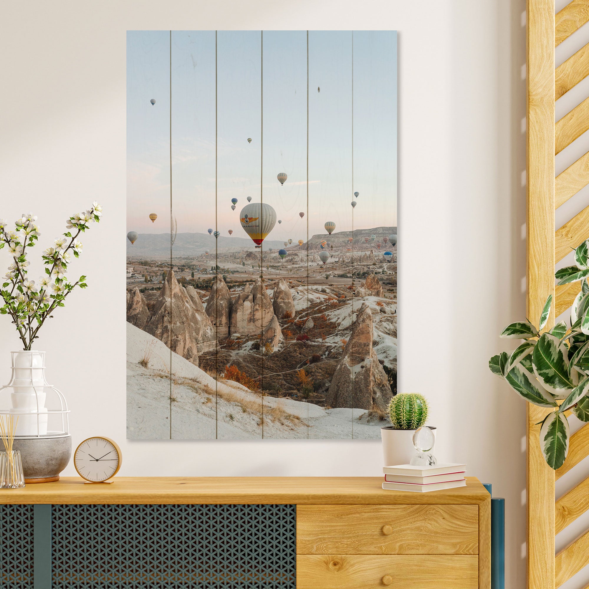Wood Picture Balloon Flight-50x70 cm