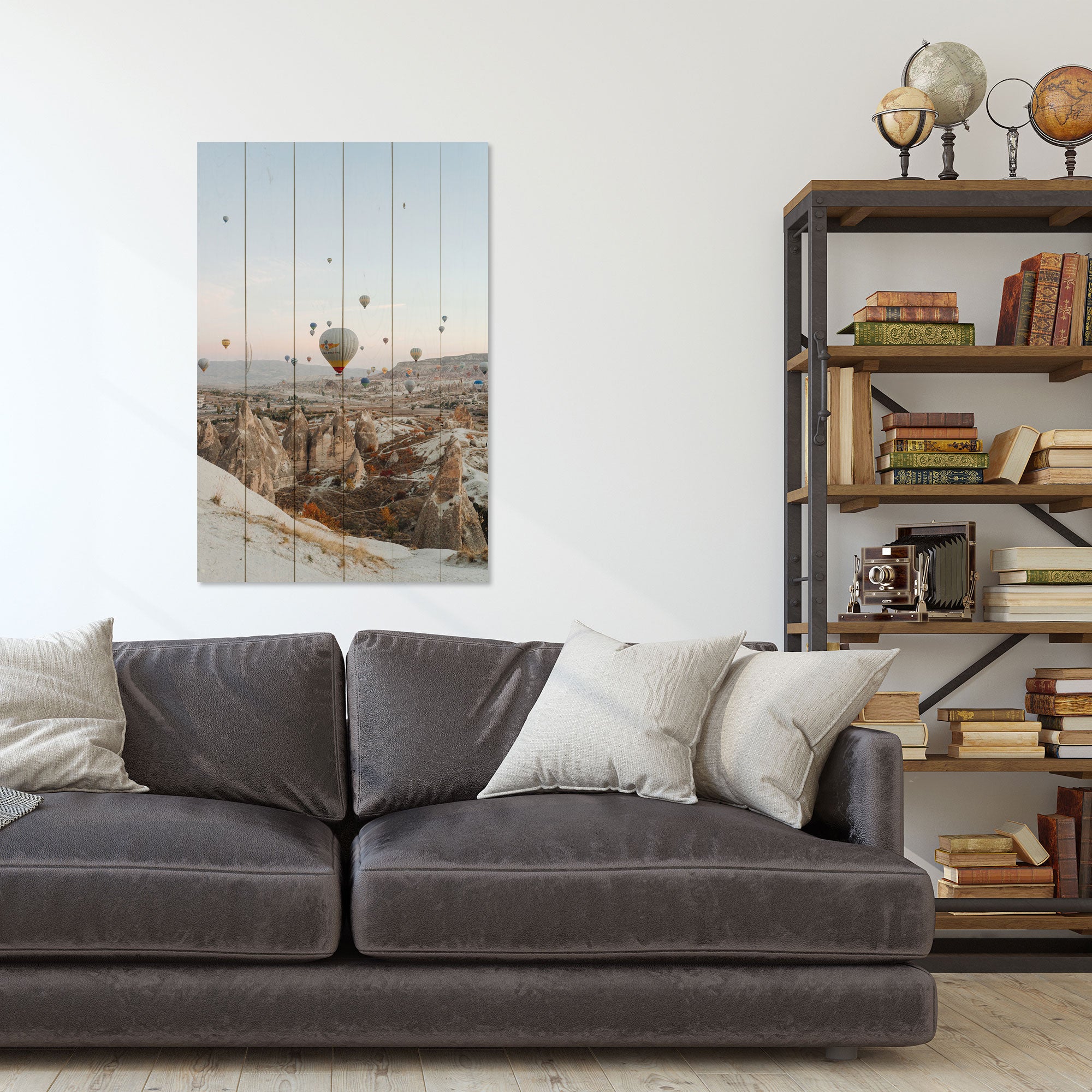 Obraz Wood Balloon Flight-40x60 cm