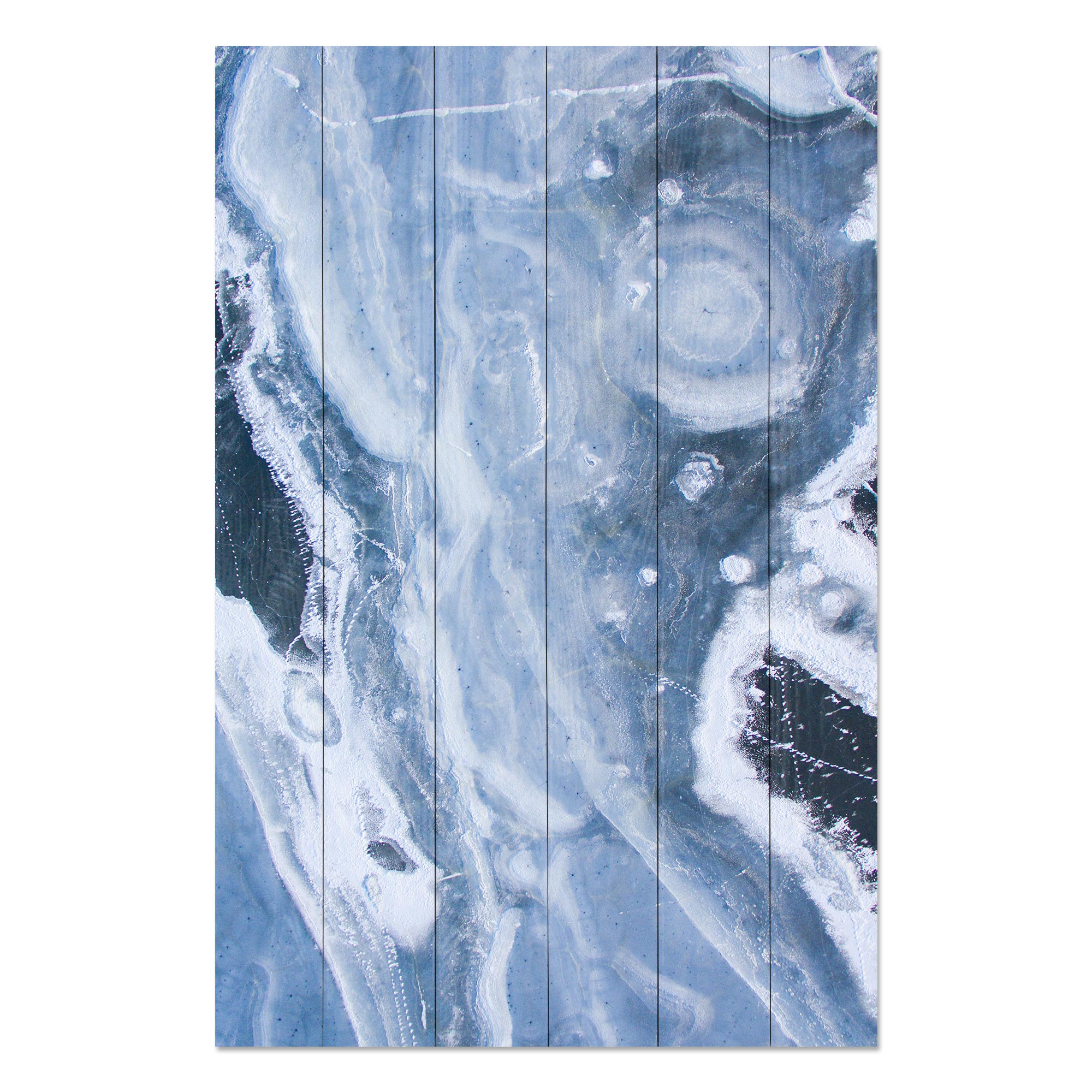 Obraz Wood Blue Abstraction-30x30 cm