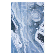 Obraz Wood Blue Abstraction