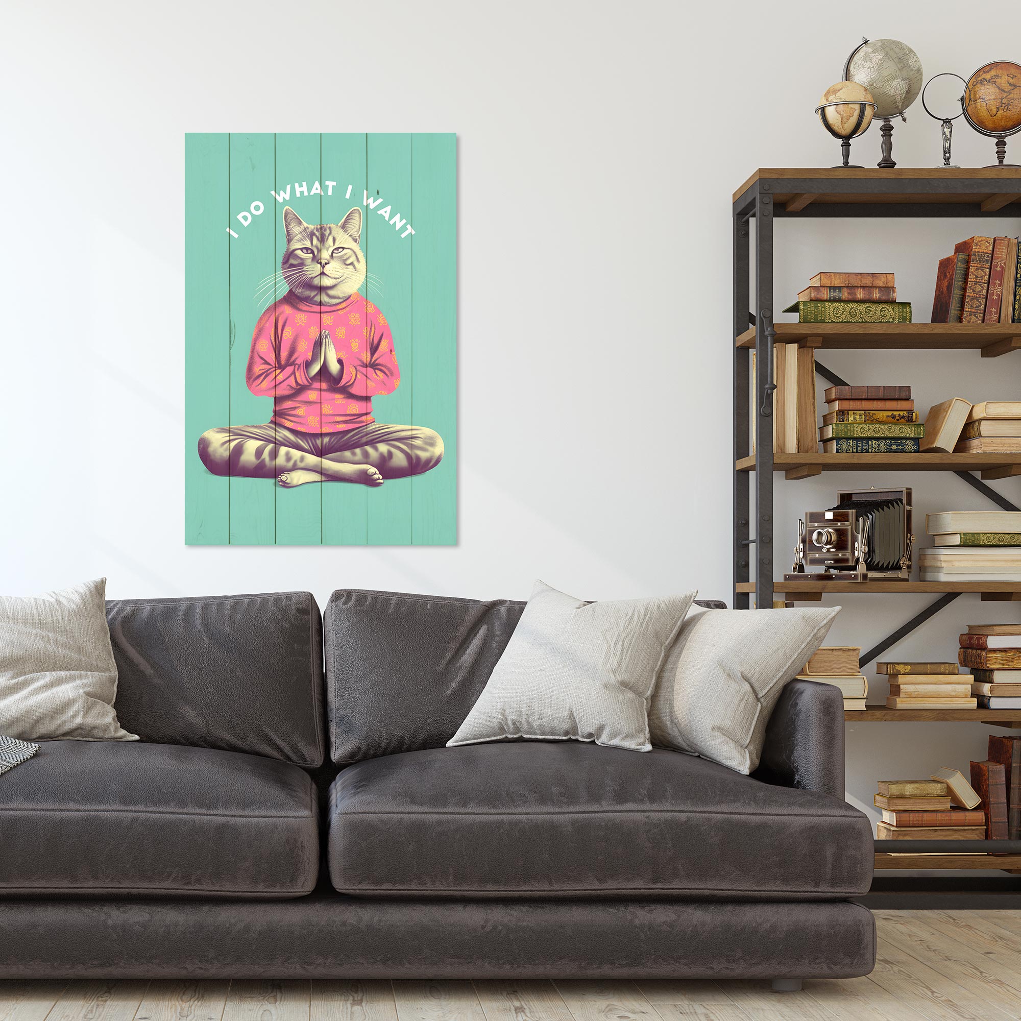 Bild Wood I do what I want-60x90 cm