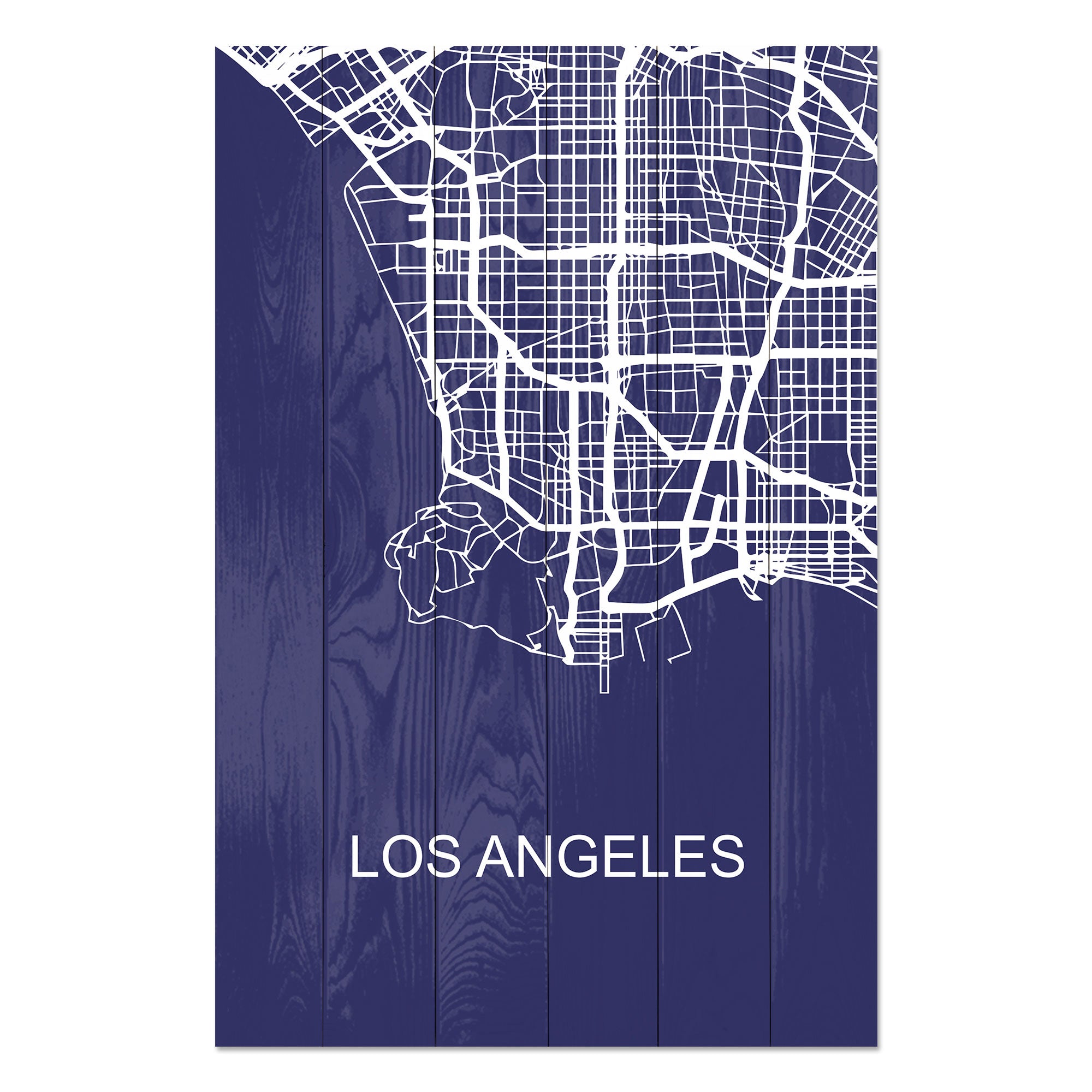 Obraz Dřevěné Los Angeles-40x60 cm