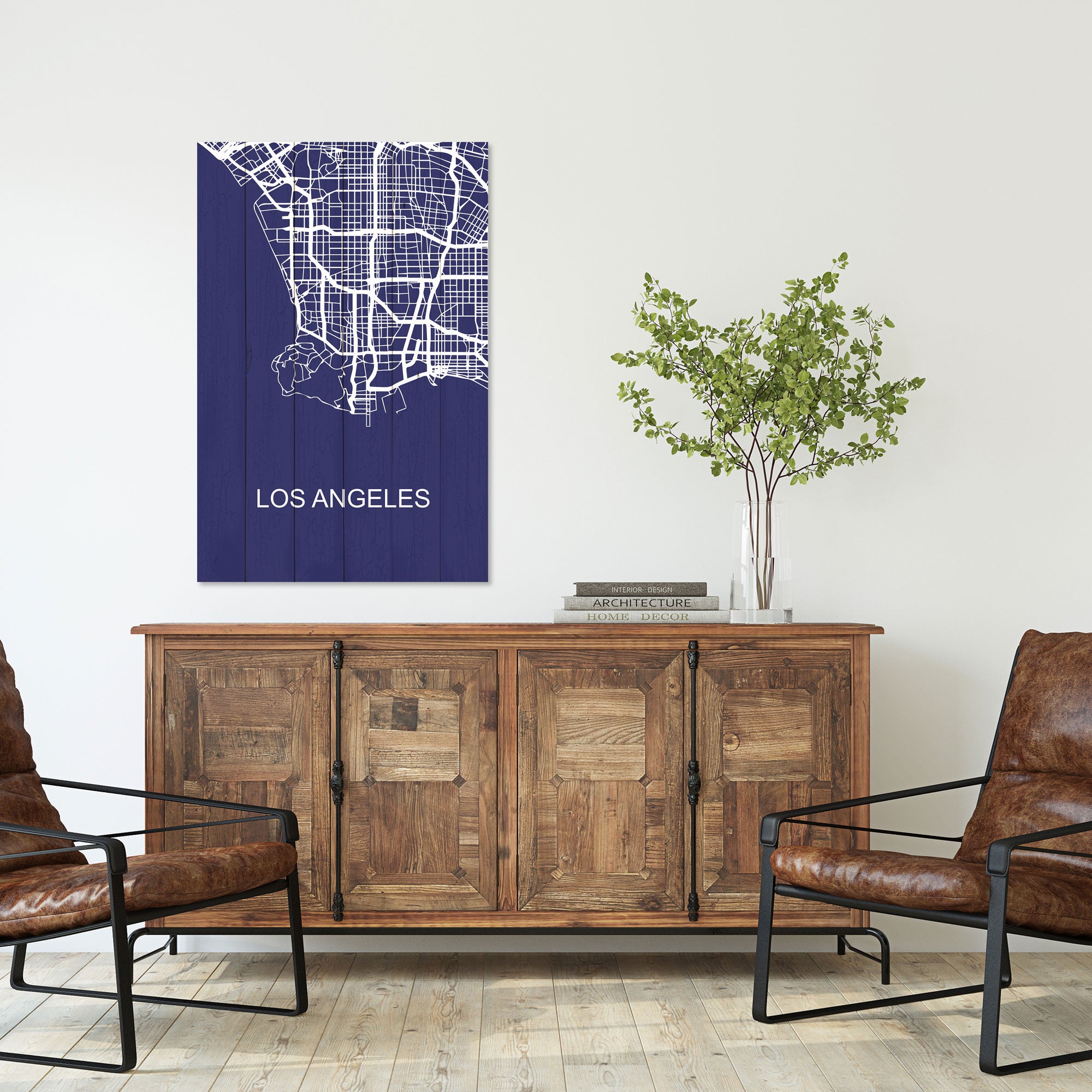 Obraz Dřevěné Los Angeles-40x60 cm