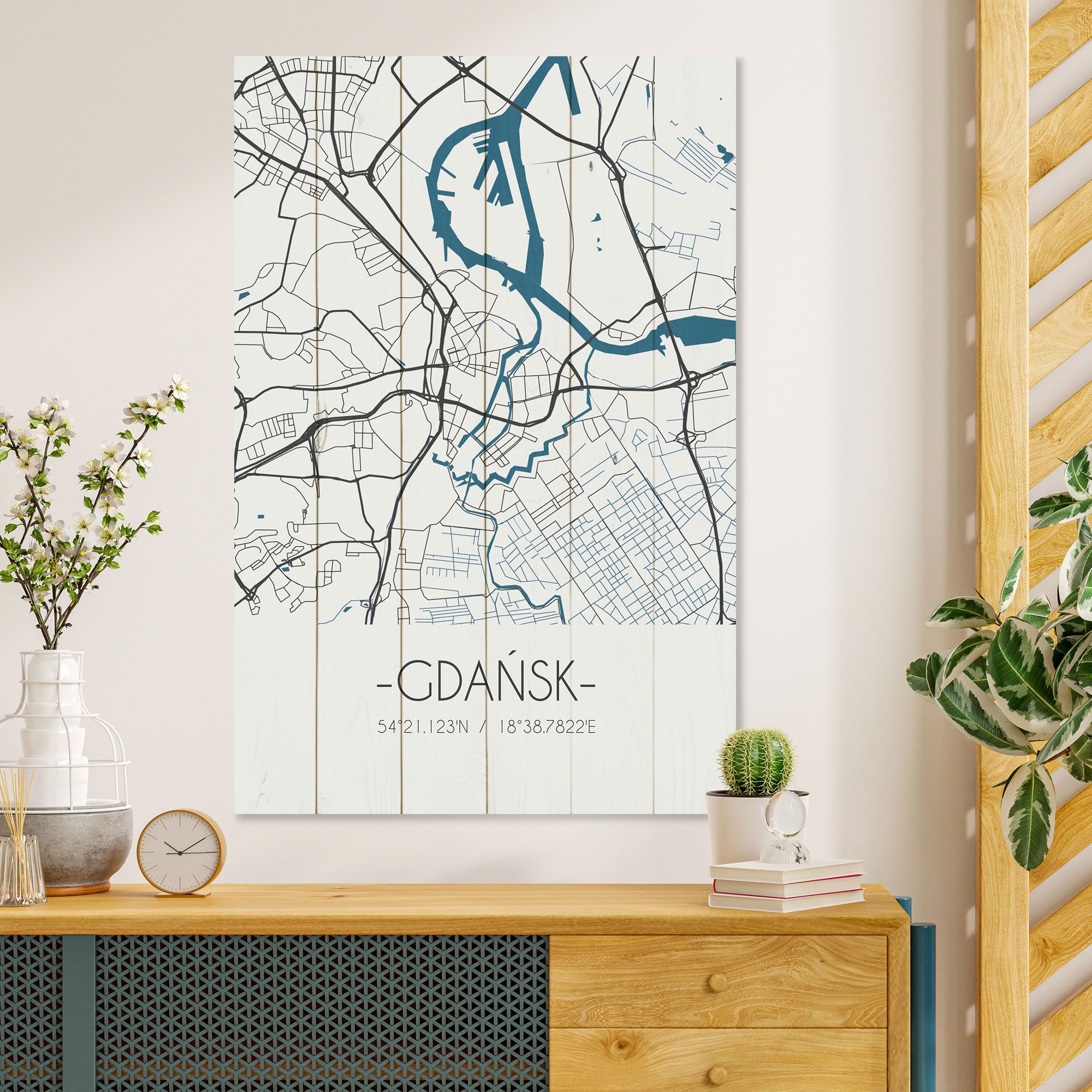 Obraz Wood Gdańsk