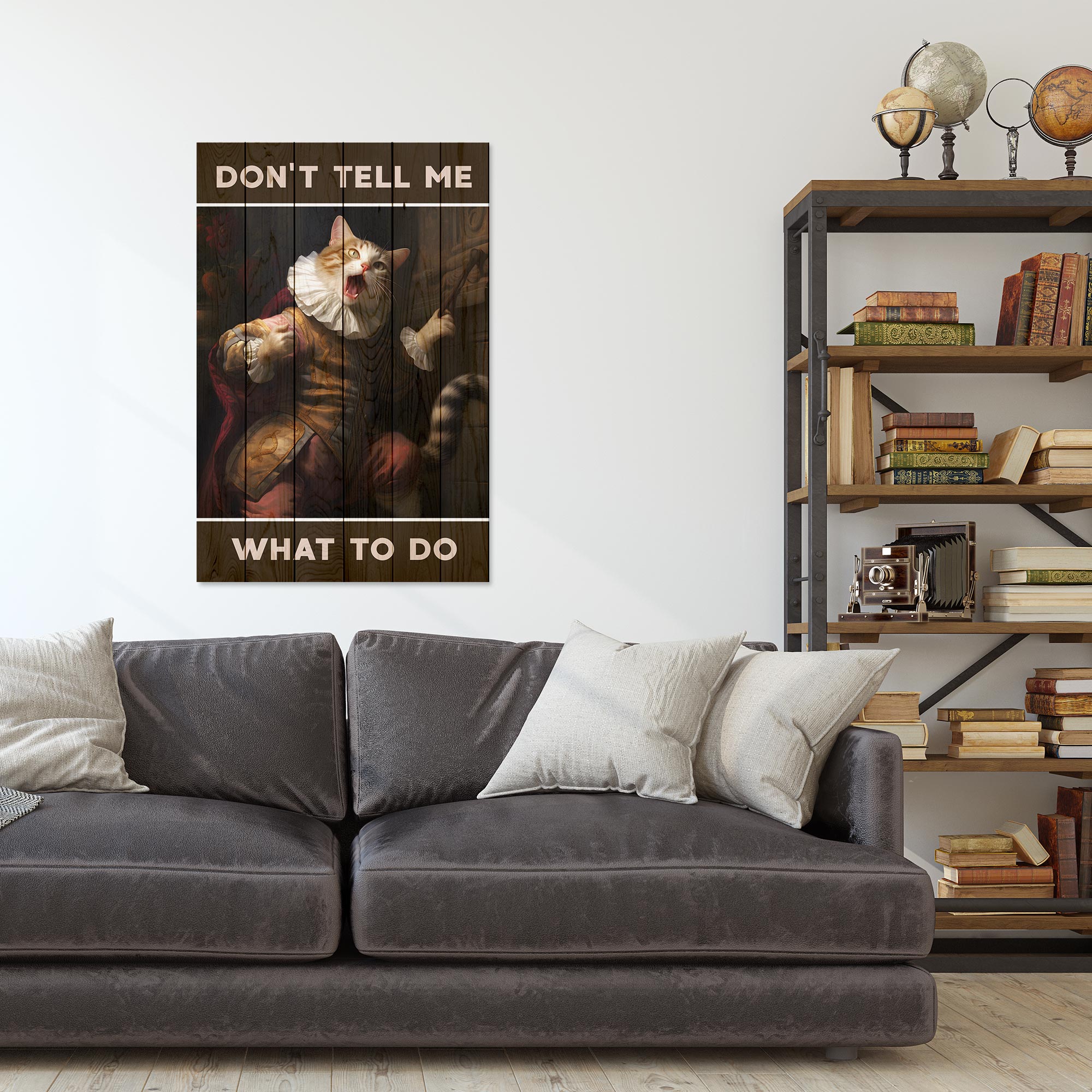 Obraz Wood Don't tell me what to do-40x60 cm