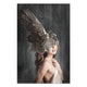 Obraz Wood Brown Wings on the Head-60x90 cm