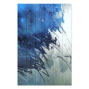 Obraz Wood Blue Art Abstract-30x40 cm