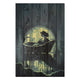 Obraz Wood Bath Dark Academia-50x70 cm