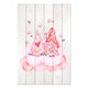 Bild Wood Pink Gnome Couple-60x90 cm