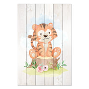 Obraz Wood Sitting Tree Stump-20x30 cm