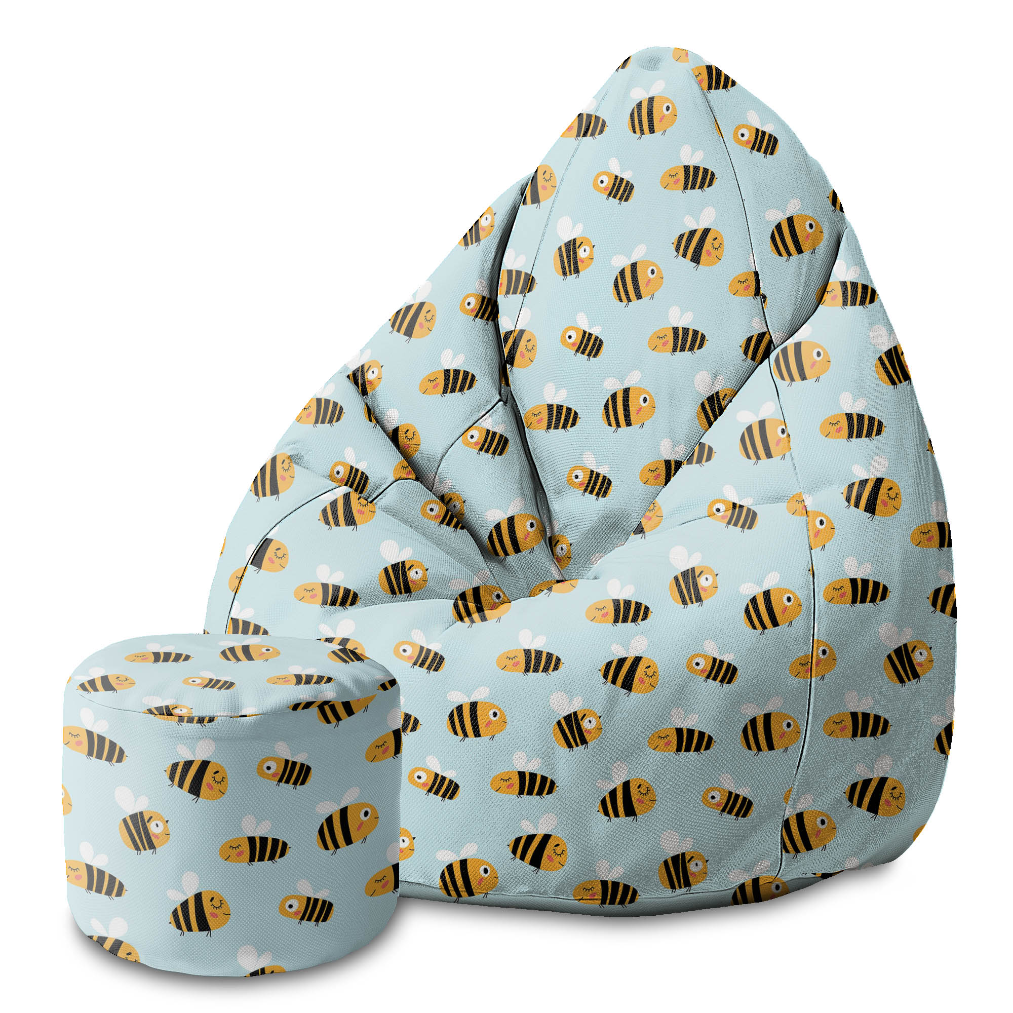 Puf okrągły podnóżek Bee Life-Panama