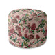 Runder Hocker Fußstütze Dark Jungle Pink