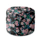 Puf okrągły podnóżek Dark Botanical Pink-Oxford