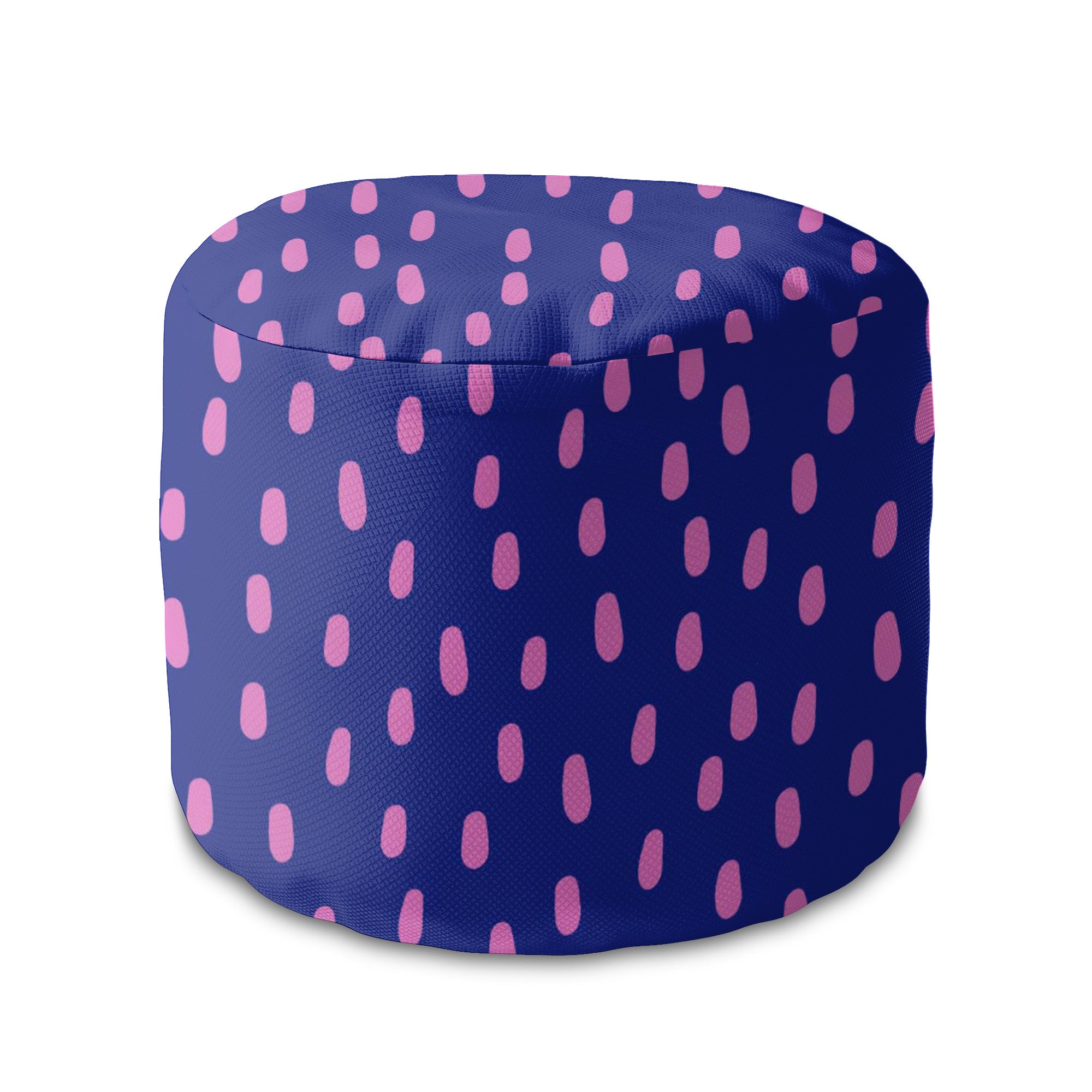 Puf okrągły podnóżek Pink Spots