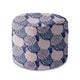 Okrúhly puf podnožka Pink and Blue Geometric Ornament-Oxford