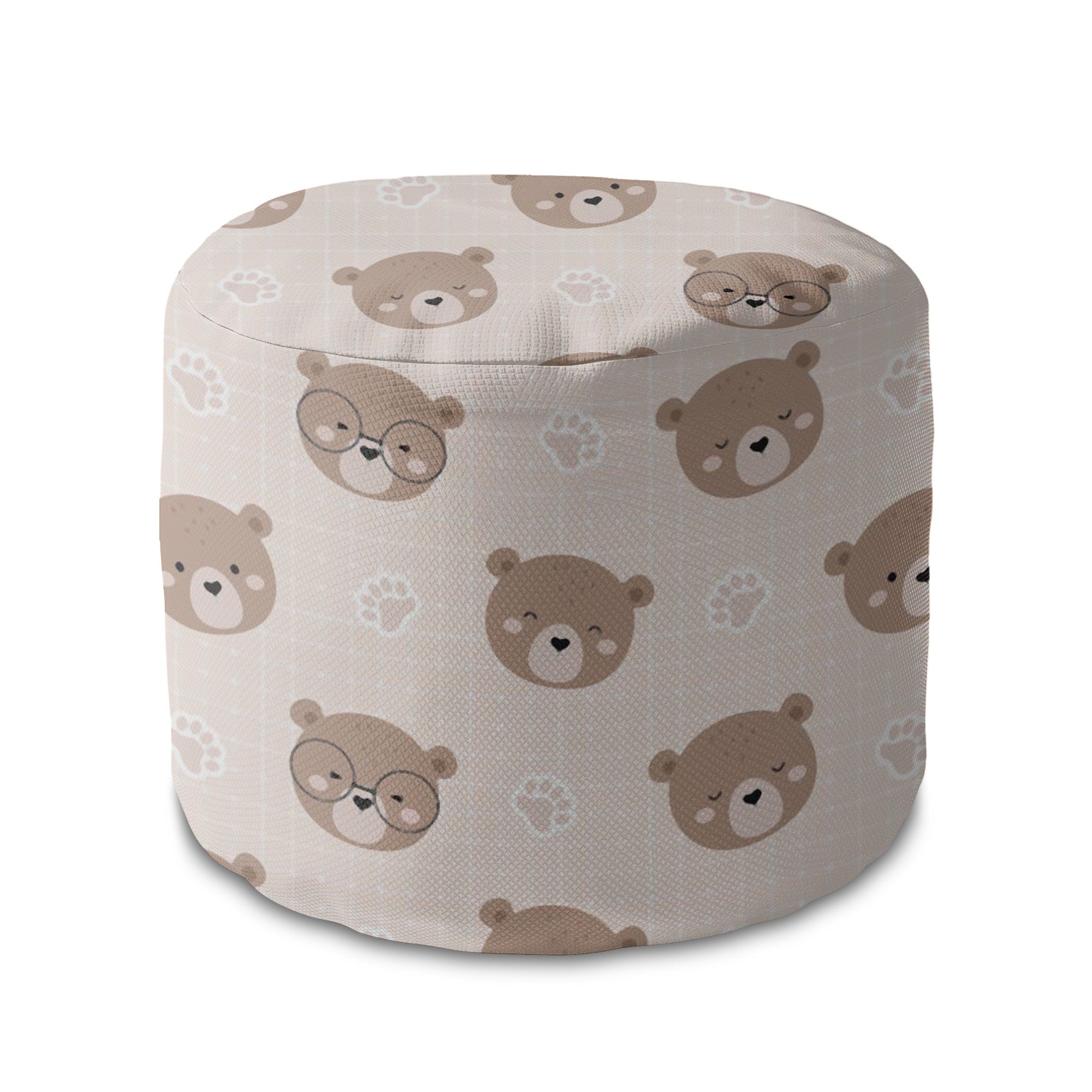 Puf okrągły podnóżek Cute Bear