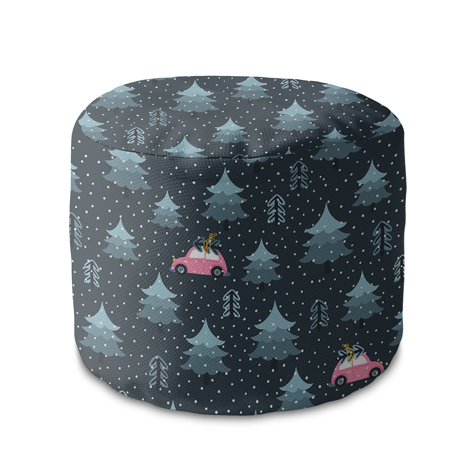 Puf okrągły podnóżek Christmas Trip