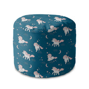 Kulatá taburetka podnožka Magical Pink Unicorn-Oxford