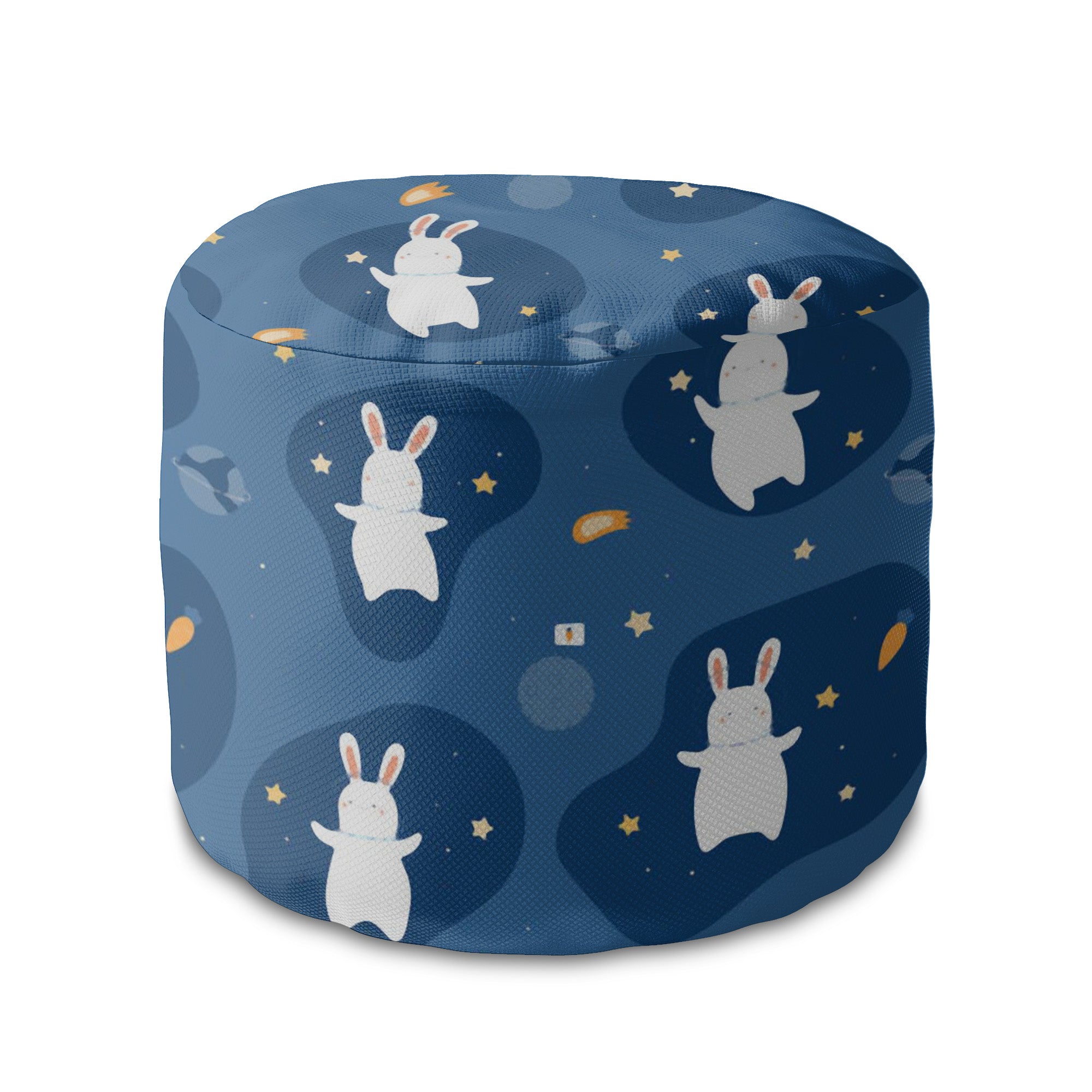 Puf okrągły podnóżek Rabbit in the Space