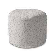 Puf okrągły podnóżek Beige Dots-Panama