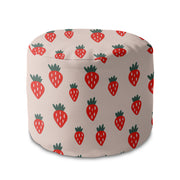 Puf okrągły podnóżek Strawberry Jam