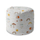 Runder Hocker Fußhocker Autumn Mushroom-Panama