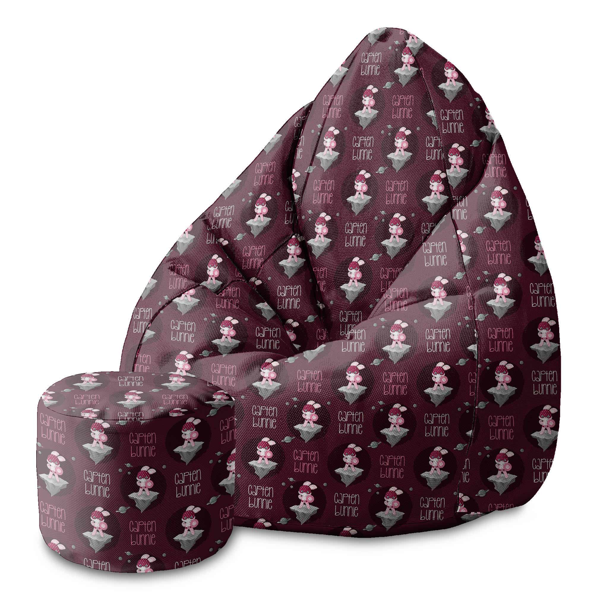Puf okrągły podnóżek Capten Bunny-Velvet