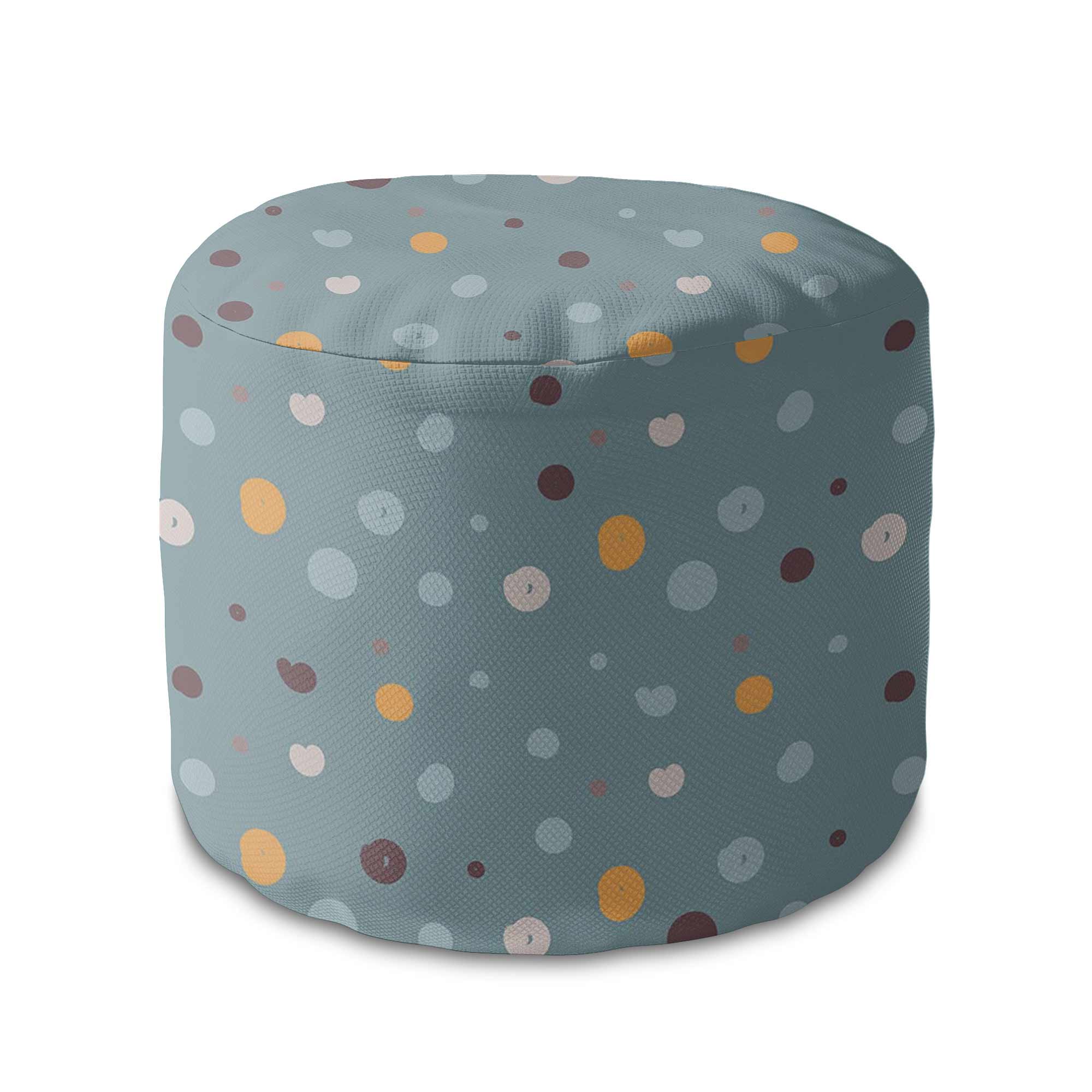 Puf okrągły podnóżek  Colorful Dots