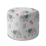 Puf okrągły podnóżek  Cute Elephant-Velvet
