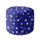 Kulatý puf podnožka Night Sky Pattern