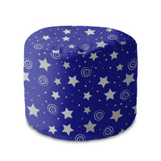 Kulatá taburetka podnožka Night Sky Pattern-Velvet