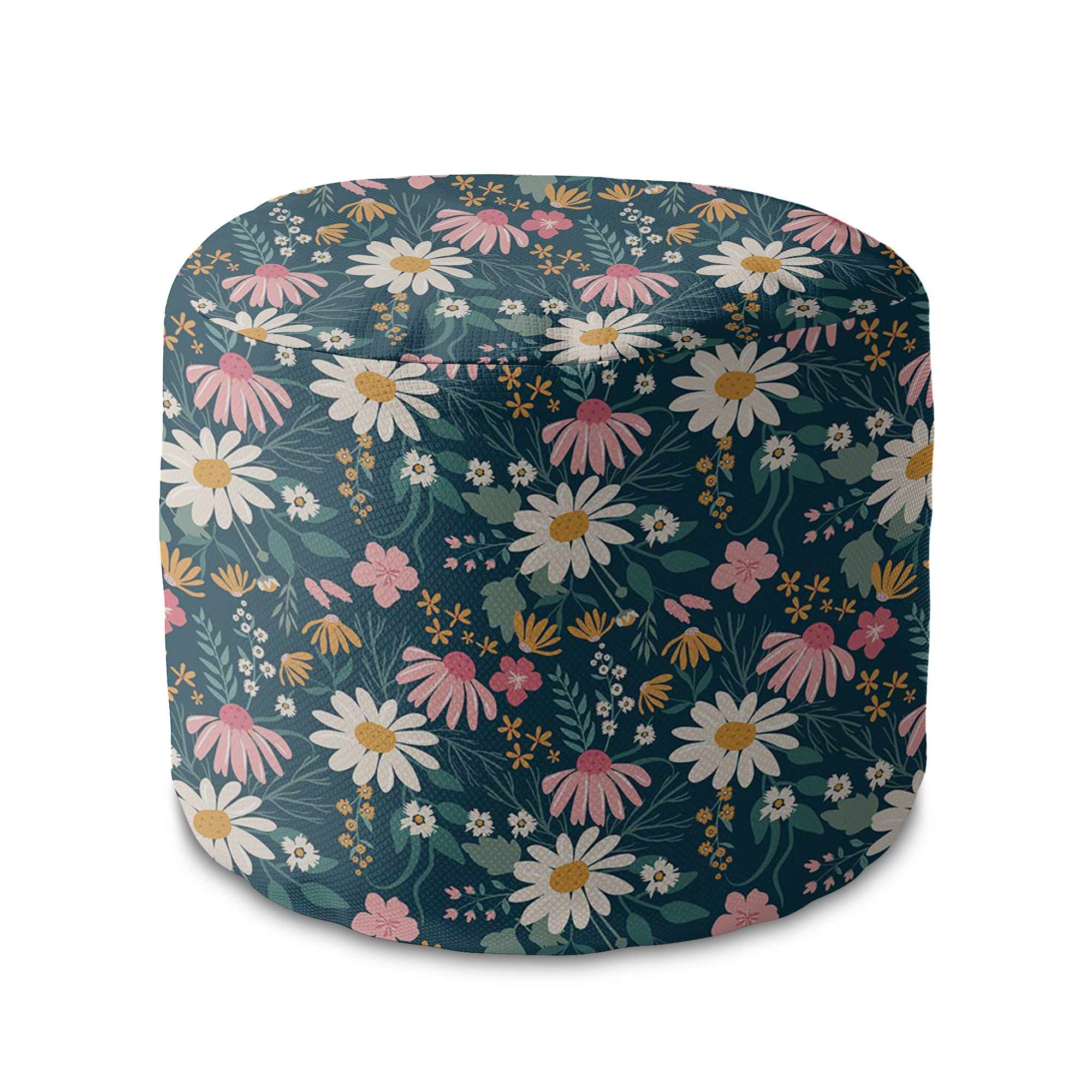 Puf okrągły podnóżek Daisy Meadow