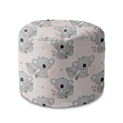 Round Pouf Footstool Cute Koala-Oxford