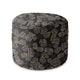 Puf okrągły podnóżek Modern Abstract Pattern-Velvet