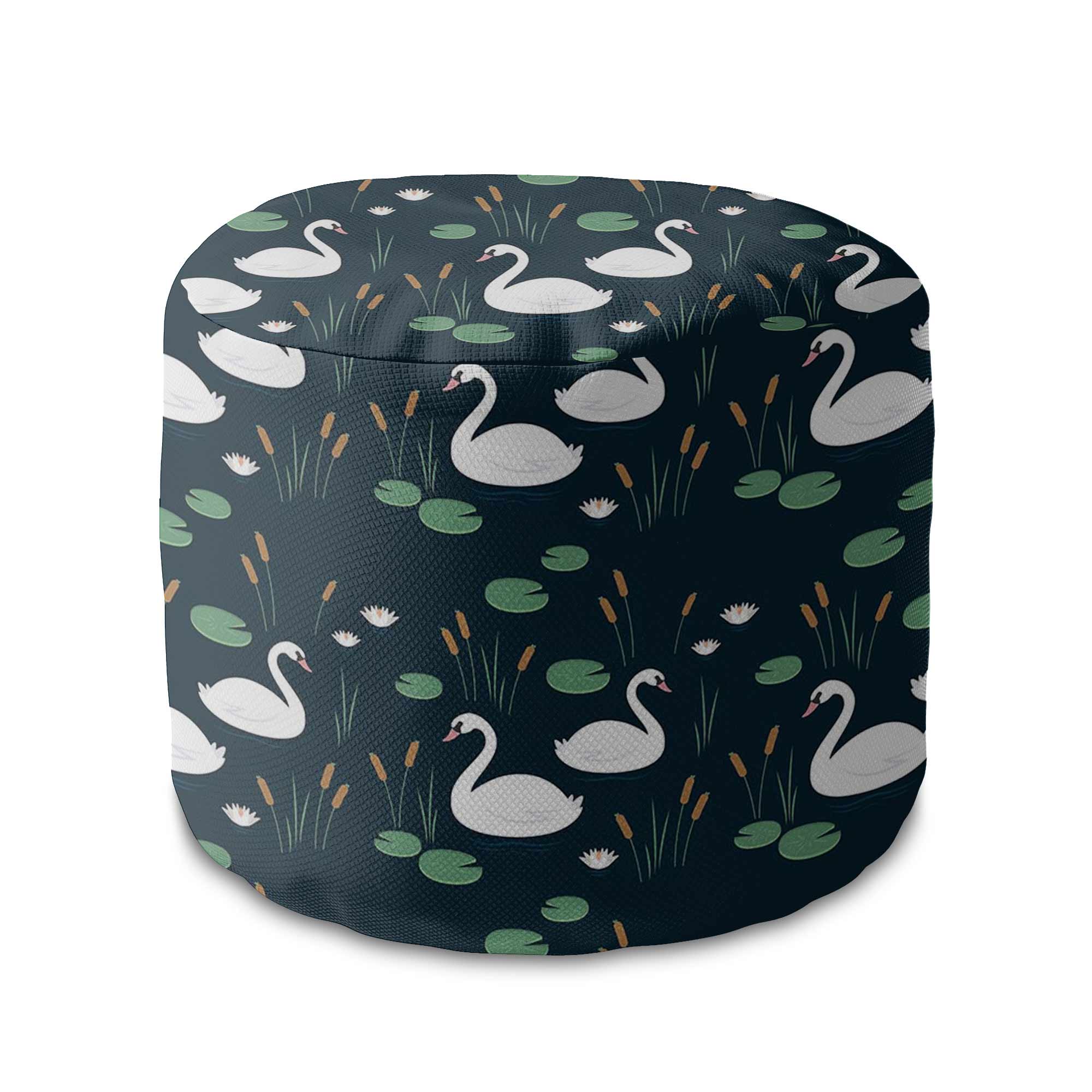 Runder Hocker Fußstütze River Birds