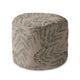 Runder Hocker Fußstütze Decorative Branches-Velvet
