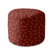 Round pouf footstool Abstract Stripes
