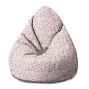 Puf Pearshape Pastel Confetti Dots-S-Oxford