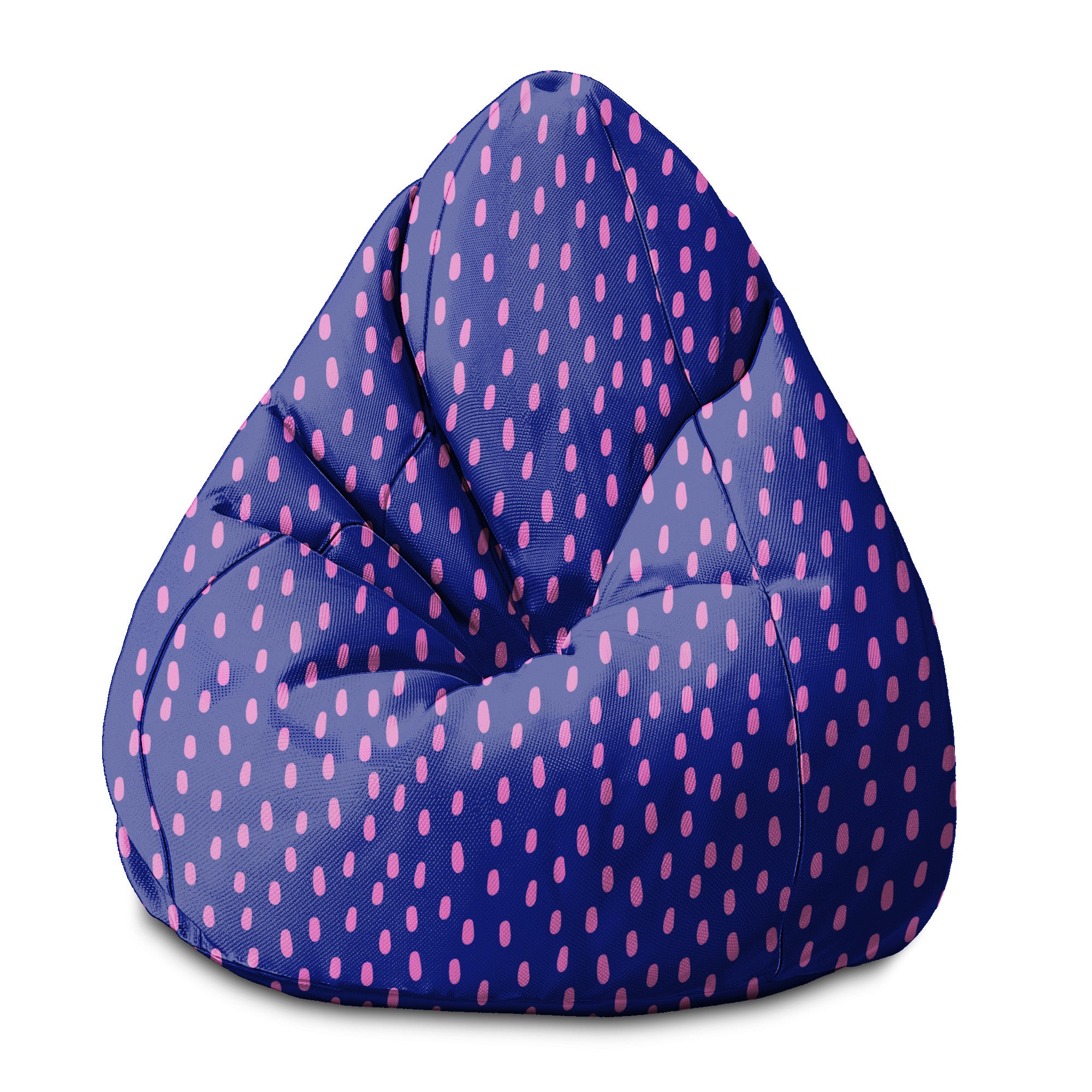Puf Pearshape Pink Spots-S-Oxford