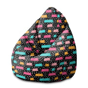 Puf Pearshape Random Shapes-M-Velvet