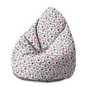 Puf Pearshape  Scandi Flowers-M-Oxford