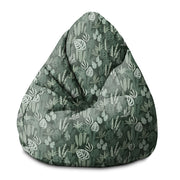 Sedací vak Pearshape Tropické zelené listy palma-S-Oxford