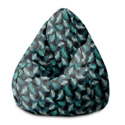 Puf Pearshape  Turkusowe Pióra