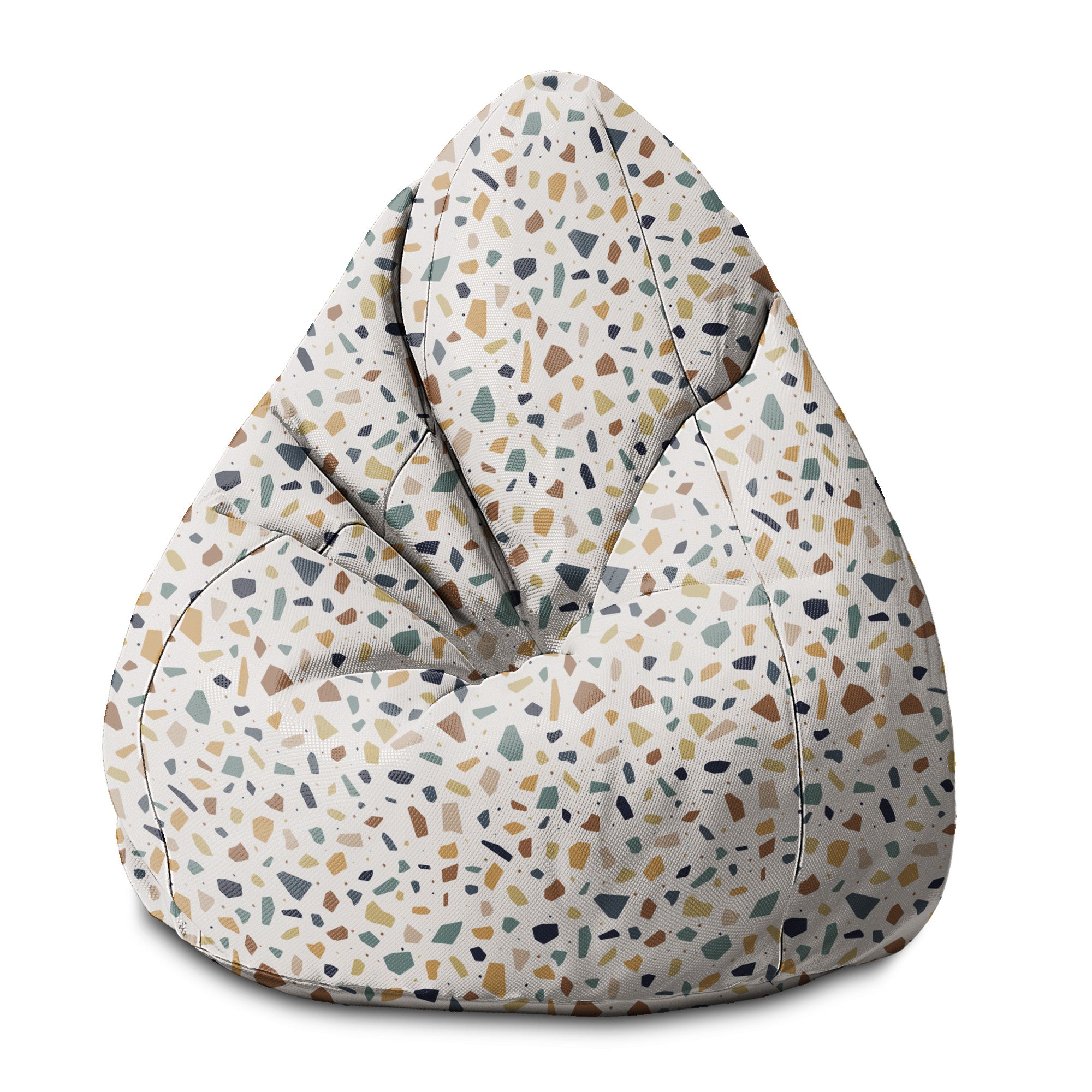 Puf Pearshape  Vintage Terrazzo