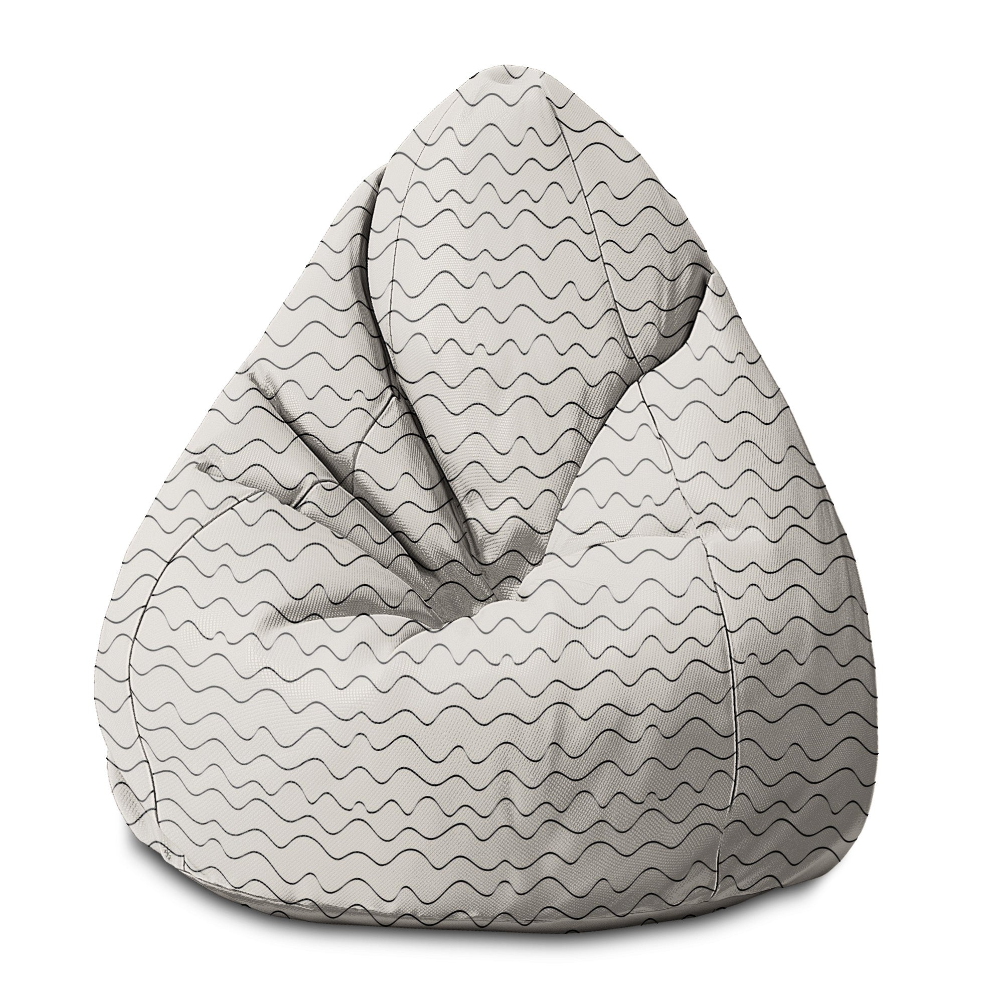 Puf Pearshape Wavy