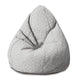 Puf Pearshape White Hearts-S-Oxford